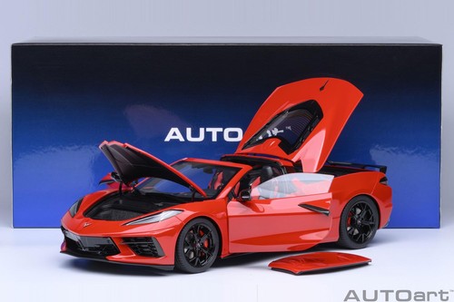 AUTOart 1 18 Chevrolet Corvette C8 Stingray Z51 Red Model Car Japan - 第 7/9 張圖片