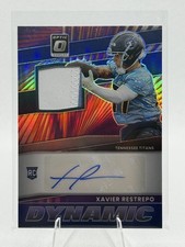 2025 Panini Optic Dynamic Patch Auto #DPA-XR Xavier Restrepo /35 (RC)
