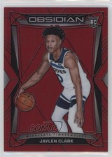 2023-24 Panini Obsidian Electric Etch Red Flood Jaylen Clark #194 n0c