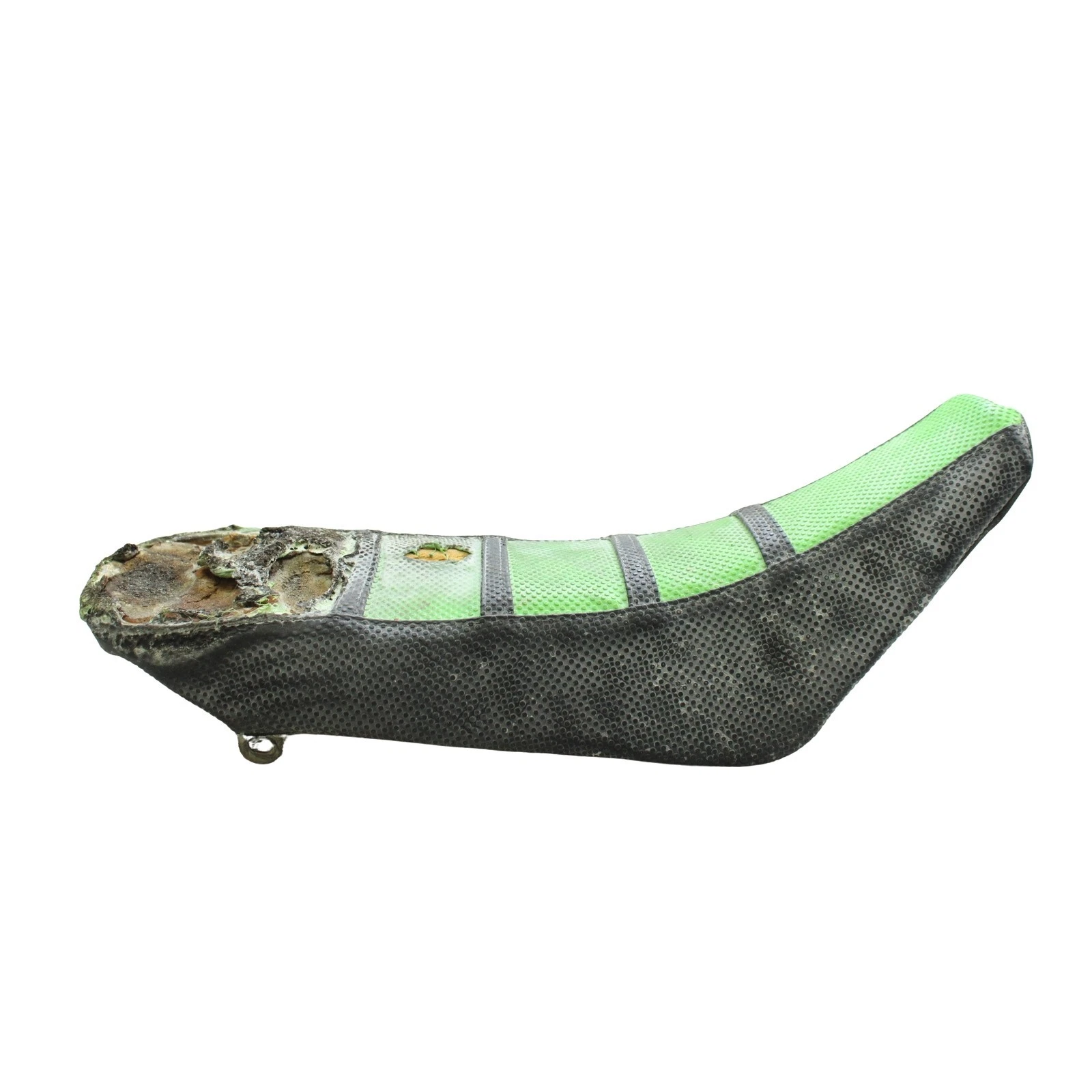 2002 Kawasaki KLX110 OEM Complete Seat Assembly Green/Black  53001-1987-MW B4425
