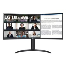 LG Monitor 34inch UltraWide QHD 100Hz VA Curved USB-C 65W HDR10 Multicoloured