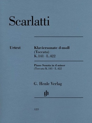 Scarlatti Piano Sonata D Minor Toccata K 141 L 422 Henle Urtext Sheet Music