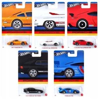 Hot Wheels Silver Series Porsche Celebration Mix 5-Car Pack 979G