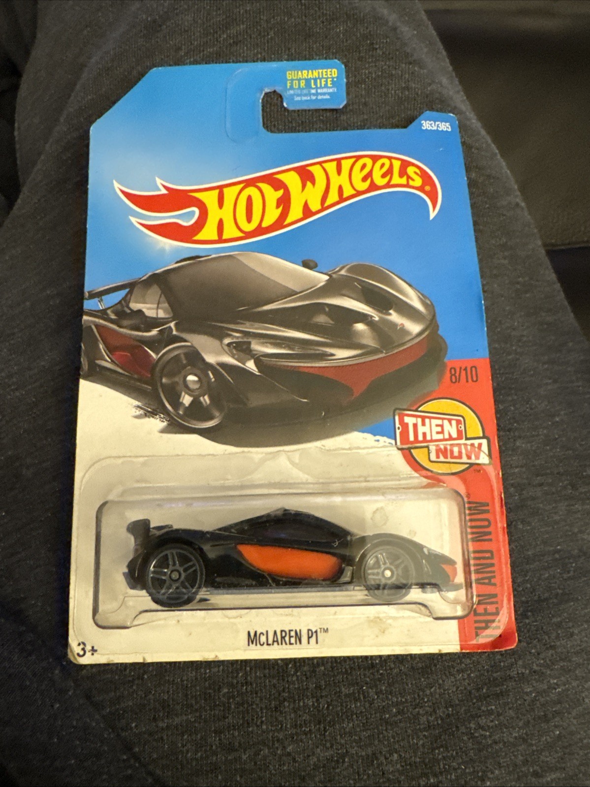 2017 Hot Wheels McLaren P1 Black Then and Now 8/10 363/365