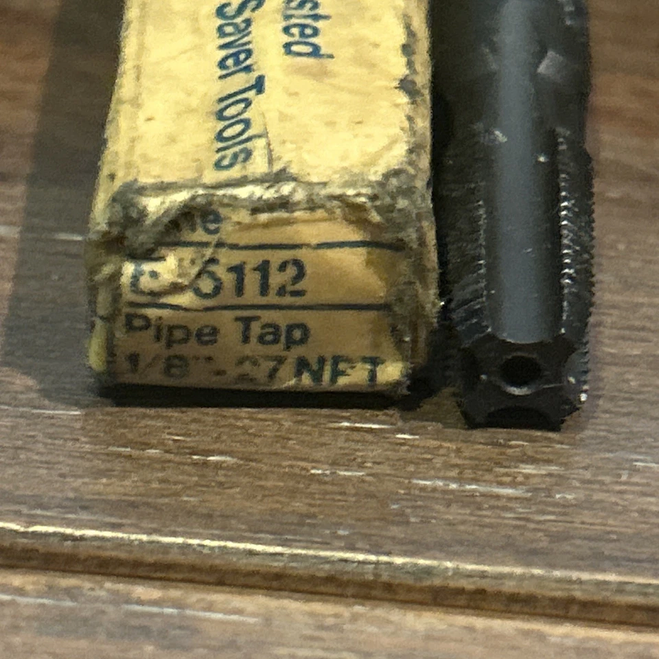 RIDGID PIPE TAP 1/8"-27 4 FLUTE NPT E-5112 - Image 2 of 4