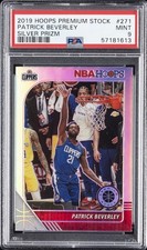 2019 PANINI HOOPS PREMIUM STOCK SILVER PRIZM #271 PATRICK BEVERLEY PSA 9