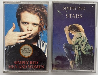 Simply Red Kassette MC Set 2 Stars  Men And Woman Sammlung 90s Pop