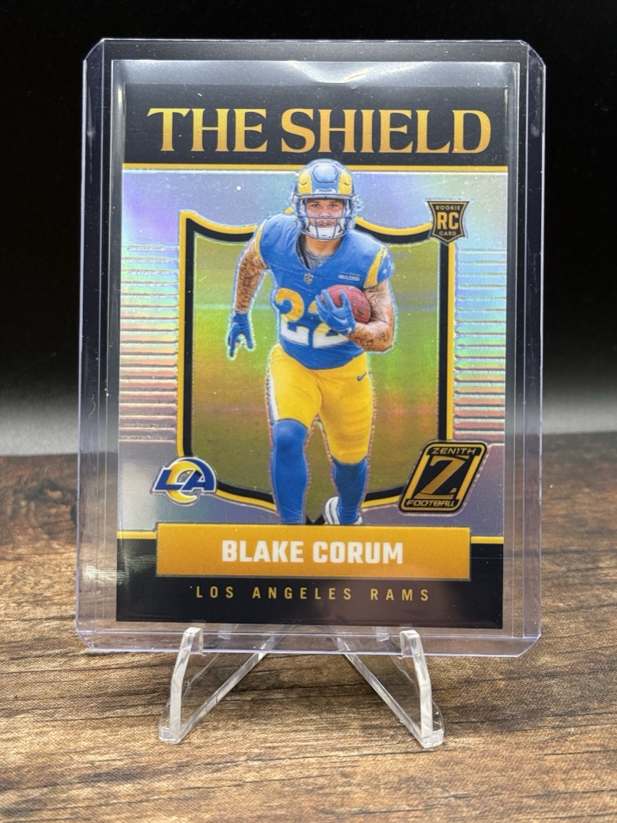 Blake Corum Panini Zenith the Shield #12 Base