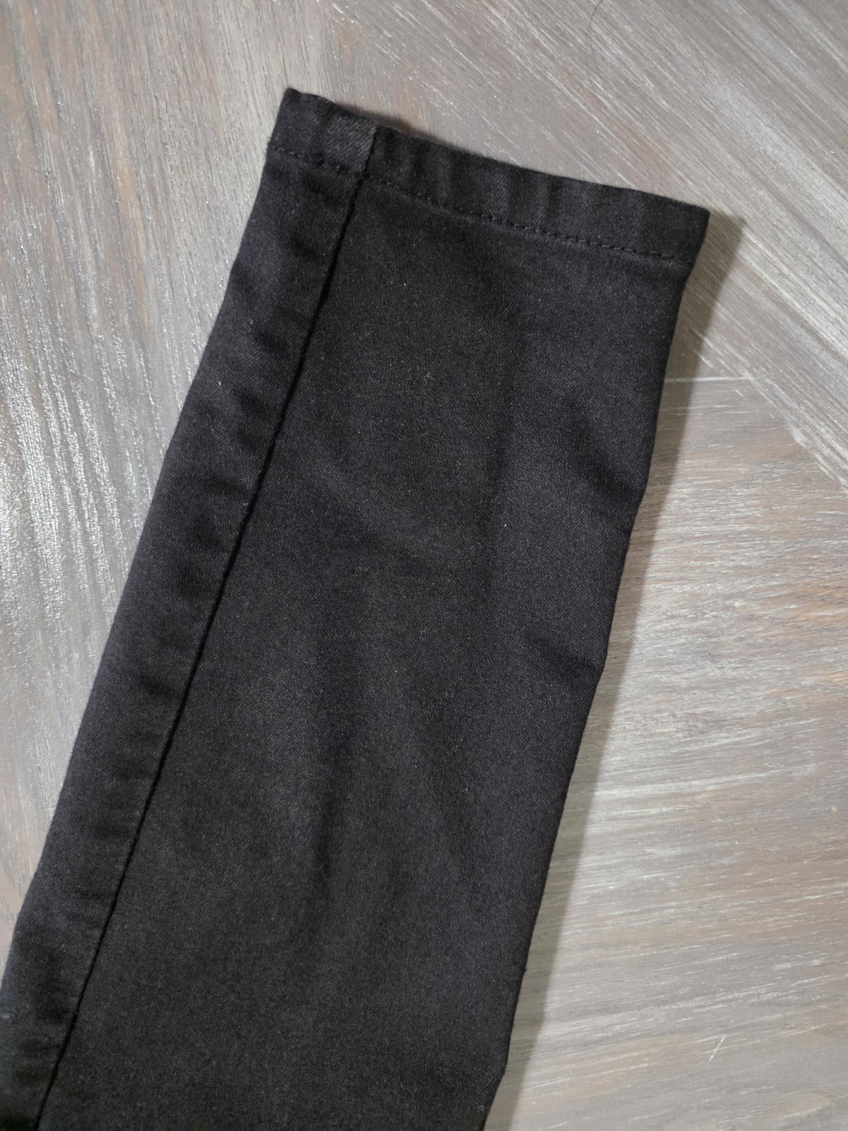 Zara Basic Black Denim Pants - image 5