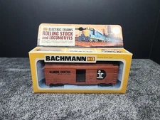 Vintage Bachmann Illinois Central 41' Steel Box Car HO Scale In Original Box 