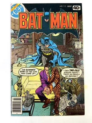 DC BATMAN (1979) #313 Key 1st Tim Fox as Two-Face FN/VF (7.0) - Ships FREE! - Image 1 of 4