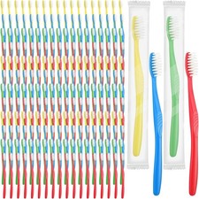 1000 Pieces Disposable Toothbrushes Individually Wrapped Toothbrushes Bulk Soft