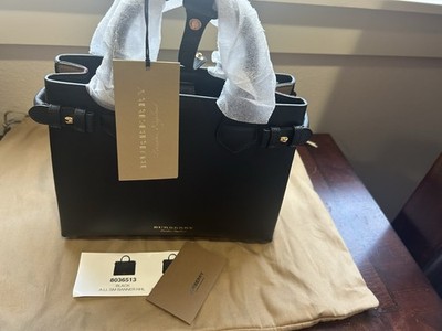 Burberry Authentic House Check Derby Small Banner Bag NWT $1650 | eBay