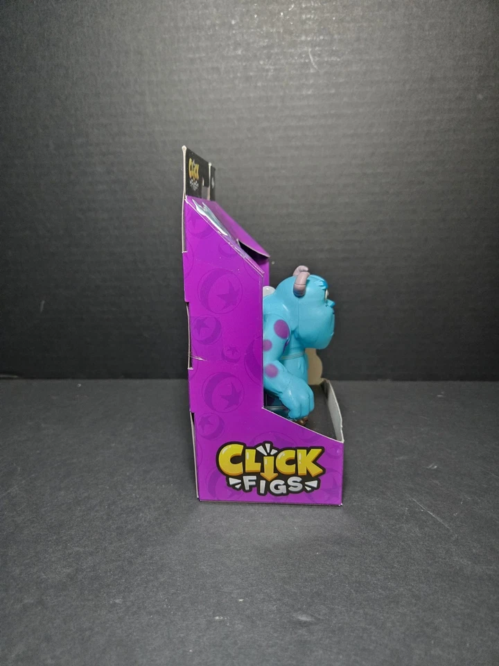 Figura de Sulley de monstruos de figuras click de Disney Pixar haz clic para cambiar figura 2 poses Foto 2 de 4