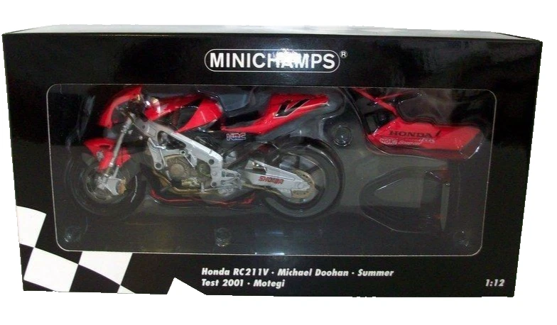 Model bike Honda RC211V Doohan Motegi MotoGP test Minichamps 122 017999 1:12th - Image 4 of 4