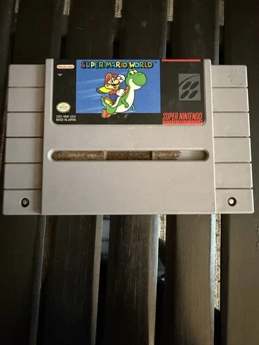 SNES Super Mario World Super Nintendo Entertainment System 1991 Vintage
