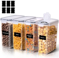Comsaf Vorratsdosen Mit Deckel Luftdicht 4L, 4Er MüSli Aufbewahrung, Aufbewahrun