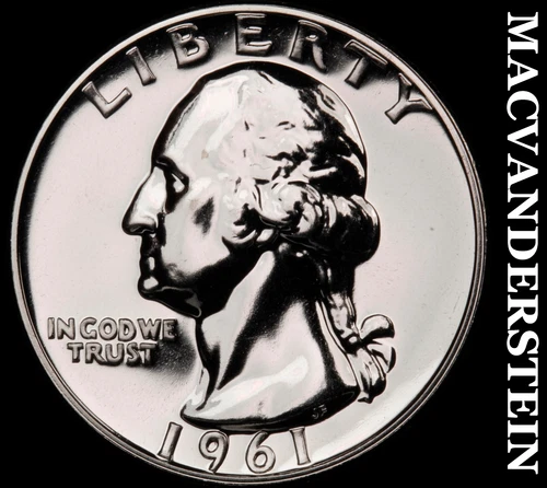 1961 Washington Quarter- Silver Choice Gem Proof Luster #i506