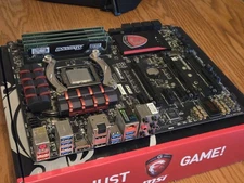 MSI Z97 GAMING 7 Intel Motherboard, Core i7-4790k CPU, 32 GB RAM, NH-D15 cooler