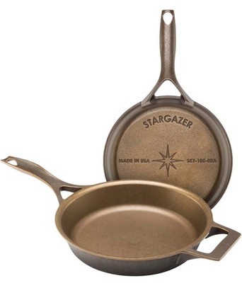 Top Quality Cast Iron STARGAZER SKILLET 10.5'' Smooth Surface USA Made Durable