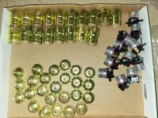 Lot of NOS Leviton Brass Lamp Holder Sockets Parts