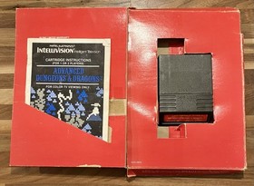 Advanced Dungeons & Dragons (Intellivision, 1982) Game, Box, Manual - Tested