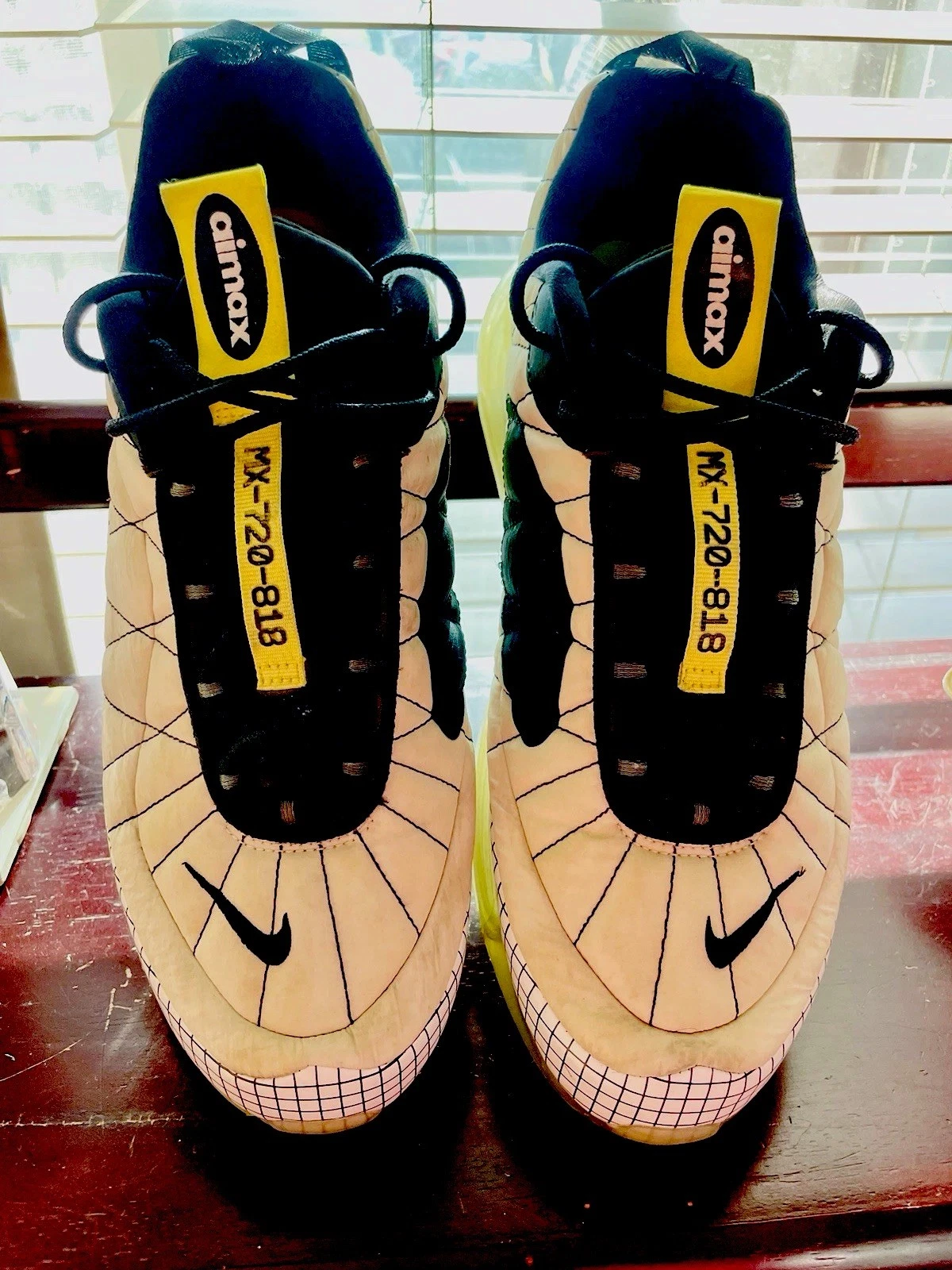 Sneakers Nike Air MX 720 818 gialle taglia 11