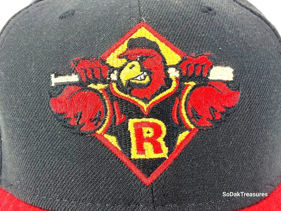 Sombrero ajustado Rochester Red Wings 7 5/8 negro New Era 100 % lana Foto 3 de 4