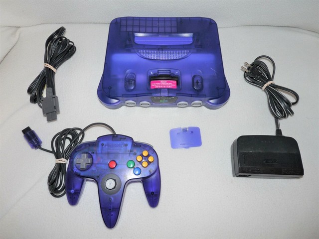 nintendo 64 grape purple