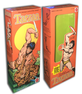 Mattel BIG JIM TARZAN BOX for 9.5