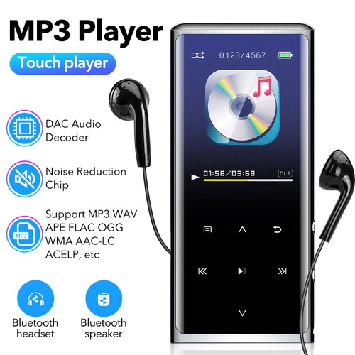 16GB Multifunctional Bluetooth MP3 Music Player Video/Voice Recorder FM Radio US