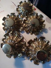 5 Anciennes patères Poignée Porte bobèche bureau tiroir commode ou autre bronze