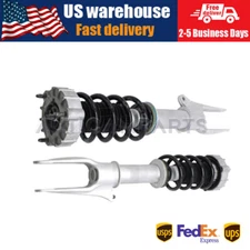 Pair Front Spring Shock Struts Assys w/PASM Fit Porsche Panamera 970 2010-2016