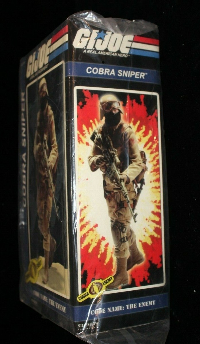 Figurine Sideshow Collectibles G.I. Joe Cobra Sniper 30cm - Neuve Sous Emballage