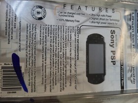 Battery Sony PlayStation Portable PSP Rechargeable 1600mAh