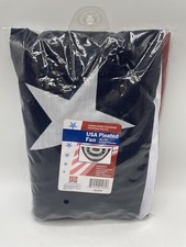 3x6 Ft USA REAL Pleated Fan Flag - US Bunting Flags Half Fan Banner Polyester