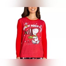 Briefly Stated Women's Peanuts Long-Sleeve Pajama Top