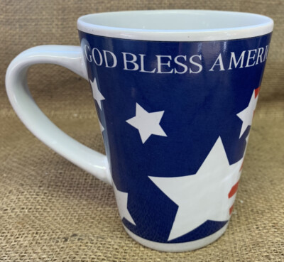 God Bless America Land That I Love Coffee Tea Hot Chocolate 4.5  Mug