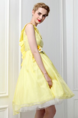 Custom Made To Order bespoke Women's High Waist A-line Swing Party Dress  HL038 | eBay