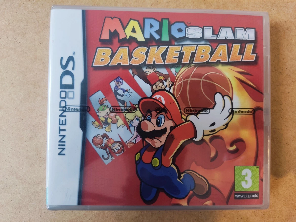 Mario Slam Basketball Sur Nintendo DS – Neuf Sous Blister – Édition Limitée First Print