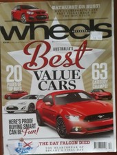WHEELS CAR MAGAZINE Dec.  2016  * Australia's best value cars ,*