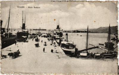 CPA AK TRIESTE Molo Audace ITALIEN (543243)