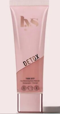 LYS BEAUTY Think Deep Pore Minimizing Detox Mask Full Size 1.7oz, 50g New in Box