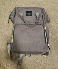Baby Backpack Bag Chic Mom Heather Gray by Land Mother bag