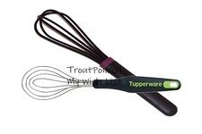 Tupperware Chef Series Pro Set Utensili Nero 2 Frusta a Filo e Frusta Rivestita Nuovo