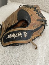 Worth Silencer Catchers Glove Mitt Model SCMFP Right Hand Throw Broken In