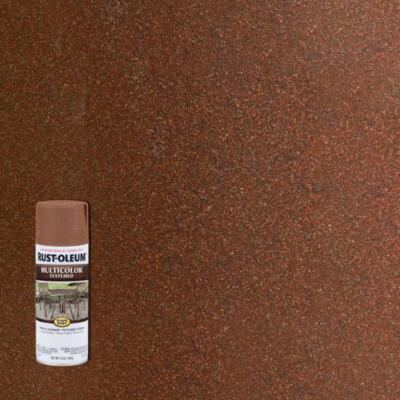 Rust-Oleum 239122 Stops Rust Rustic Umber Texture Spray Paint 12 oz. (Pack of 6)