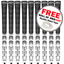 GOLF PRIDE MULTI COMPOUND BLACK / WHITE MIDSIZE GOLF GRIPS X 9 +FREE GRIP TAPE Giełda jest popularna