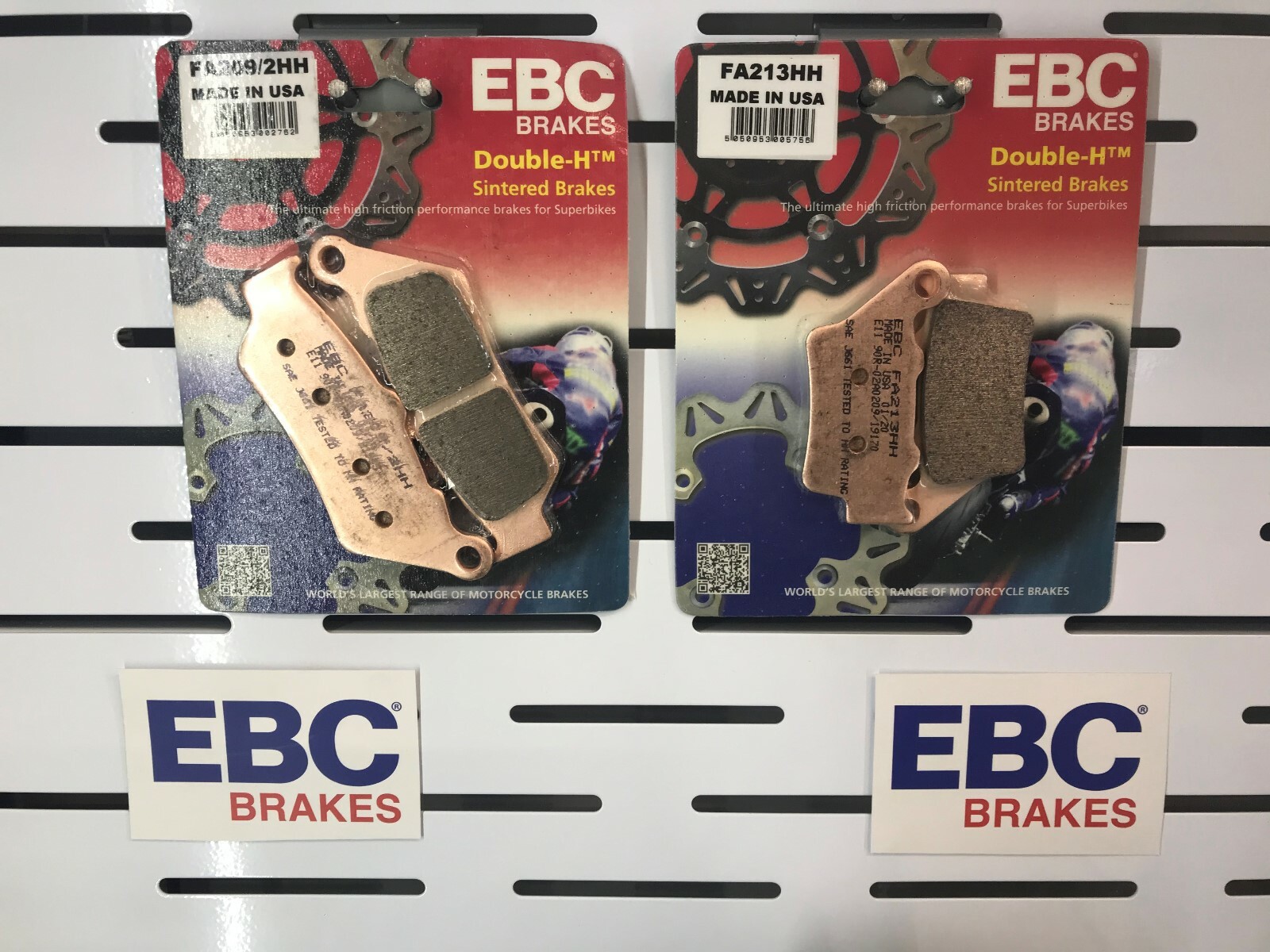 ROYAL ENFIELD 535 CONTINENTAL GT BRAKE PADS FRONT AND REAR 13-21 EBC SINTERED
