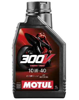 MOTUL 300V FACTORY LINE ROAD RACING 10W-40 4T Motoröl 1 Liter 4 Takt Motorrad Öl